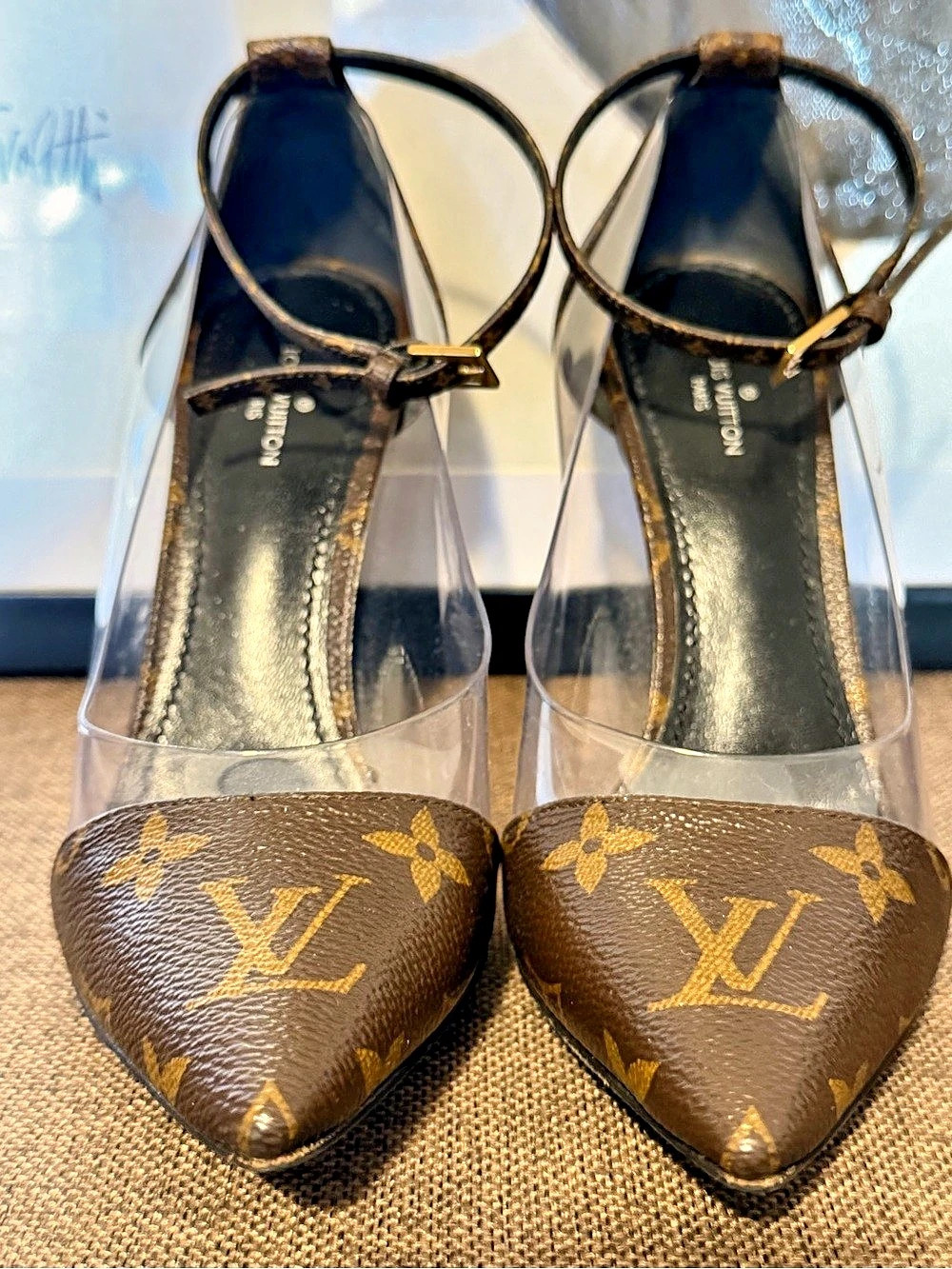 Louis Vuitton Call Back Pump Monogram Heels US 5.5